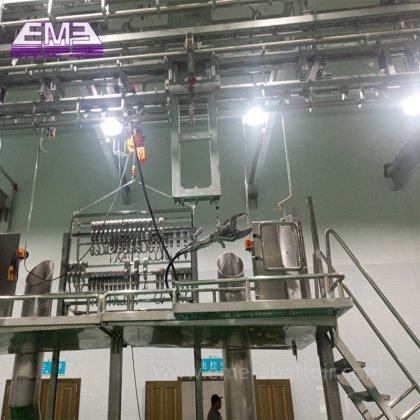 農業機械屠殺設備牛屠殺機牛の carcass 輸送レール