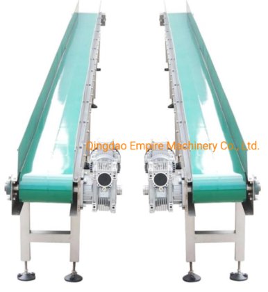 活禽笼带式输送机 屠宰场设备 用于传送禽笼的 PVC 皮带输送轨道