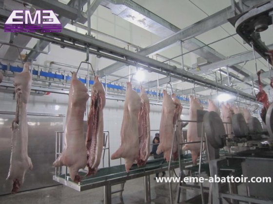 プロフェッショナル豚肉処理ライン機械屠殺設備屠殺場屠殺ライン