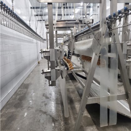 用于屠宰线的全自动鸡屠宰场 500bph 清真鸡屠宰机