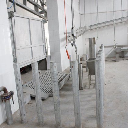 牛の屠殺機 生きた牛 固定式殺戮ボックス 食肉処理場用の設備