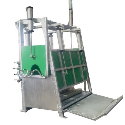 牛の屠殺機 生きた牛 固定式殺戮ボックス 食肉処理場用の設備