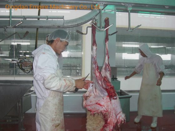 羊屠殺場の機械におけるスクリーンスローター設備の防止