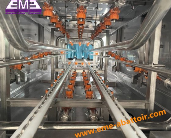 肉箱清洗机 鸡鸭鹅屠宰场机械 家禽屠宰场设备