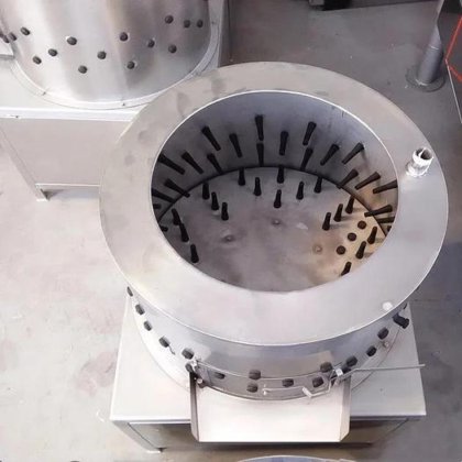 自動鶏羽毛抜き機 鶏の羽毛除去機 殺処分設備 食肉処理場