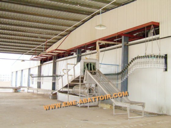 准时收到交钥匙工程活禽笼清理机屠宰场设备