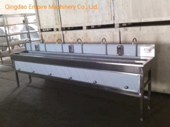 用于屠宰场设备的多工位清洗盆式屠宰机