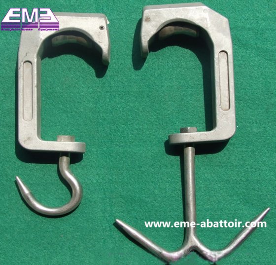 家畜屠殺場 ローリング肉 吊り下げ管 レール プーリー