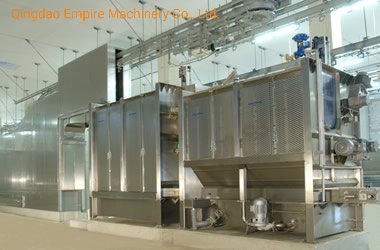 豚の屠殺設備用の肉体蒸気湯通しチャンネルシステム屠殺場