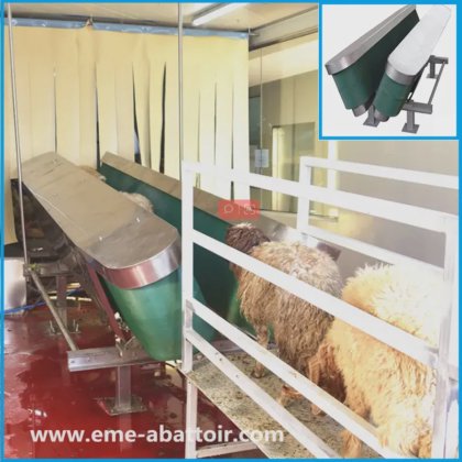 绵羊屠宰场剥皮设备 羊肉气动去皮机 去皮机 山羊屠宰
