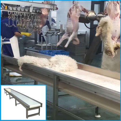 绵羊屠宰场剥皮设备 羊肉气动去皮机 去皮机 山羊屠宰