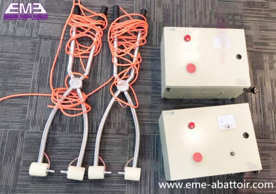 生きた豚用マニュアルスタンニング装置屠殺機器屠殺場用設備