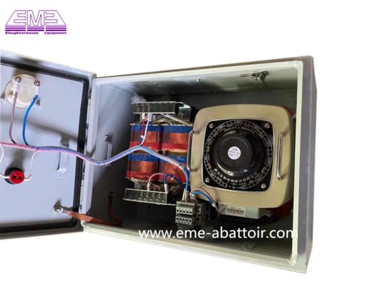 生きた豚用マニュアルスタンニング装置屠殺機器屠殺場用設備