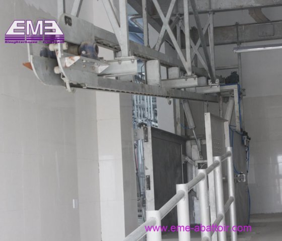 活牛牵引机 用于屠宰场设备的简单易操作屠宰设备