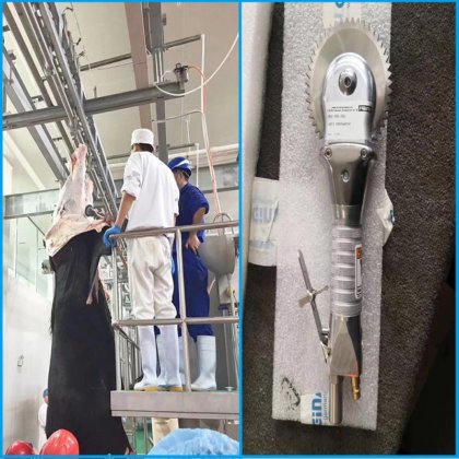 ハラール牛屠殺機械 牛肉加工ライン 牛の屠殺設備