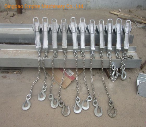 屠宰设备中最大载重量为 2000 千克的放气卸扣