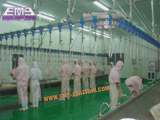 家禽加工设备 好价格 家禽去骨自动输送轨道 鸡鸭鹅屠宰场设计屠宰设备