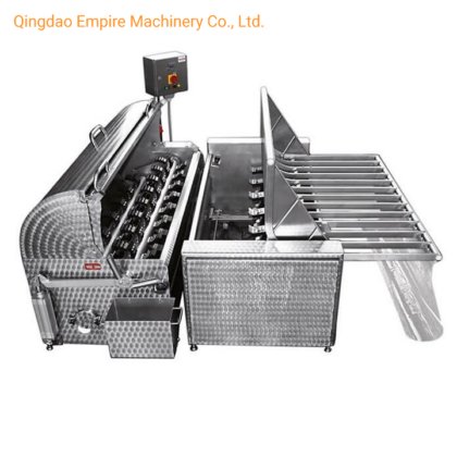 豚の胴体の湯通しと脱毛を組み合わせた機械式屠殺設備