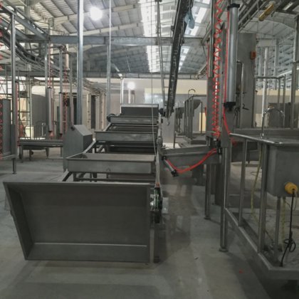 牛の白い内臓の同期検査搬送機器屠殺設備