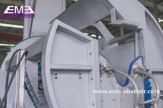 活牛清真宰杀箱屠宰场屠宰和肉类加工设备交钥匙工程，用于奶牛屠宰设备