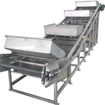 牛の屠殺場設備用白色内臓の同期検出コンベヤ