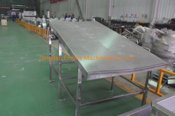 用于接收猪屠宰场猪肉屠宰场设备的不锈钢工作台