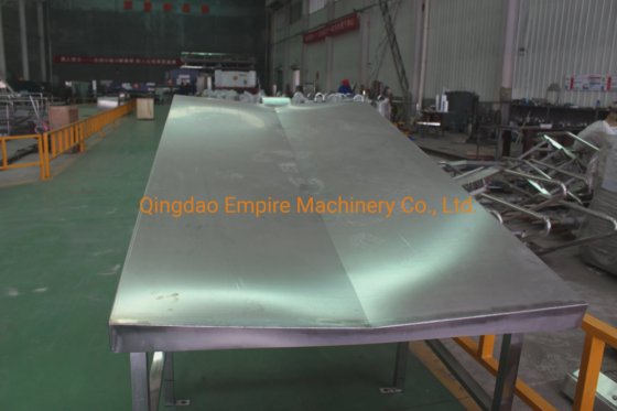 用于接收猪屠宰场猪肉屠宰场设备的不锈钢工作台