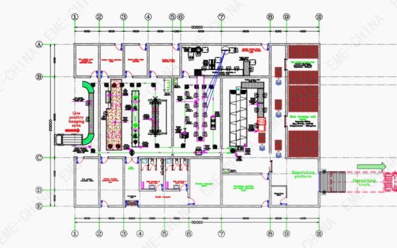 500 鶏肉屠殺ライン自動袋開け機 鶏肉屠殺機ライン 家禽屠殺機