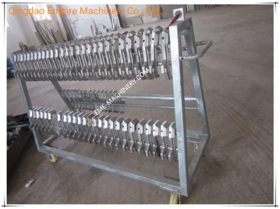 用于肉类加工机械的牛屠宰设备钩式传送台车