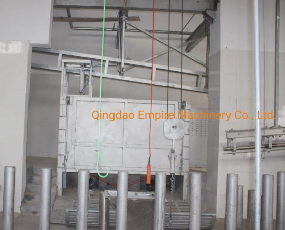 固定杀牛箱/屠宰场设备/每小时 40 头牛