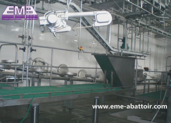 牛羊猪屠宰场清洁平台 屠宰设备