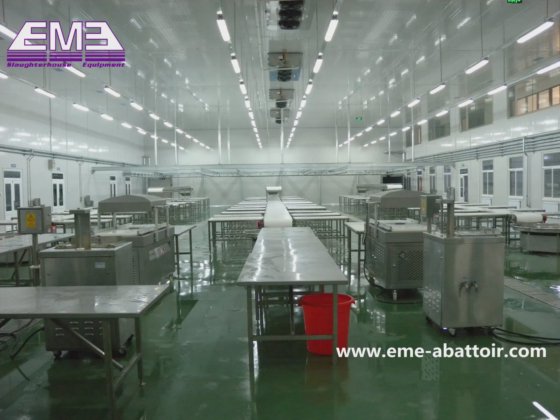 定制包装不锈钢厨房工作修边台屠宰场机器