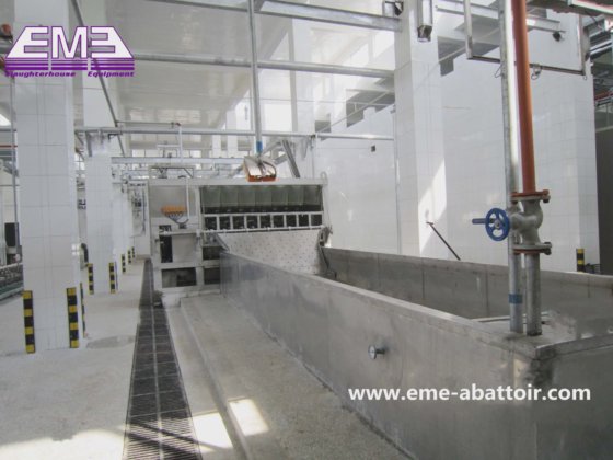 猪屠宰场设备 猪胴体电动烫毛槽脱毛机 屠宰设备