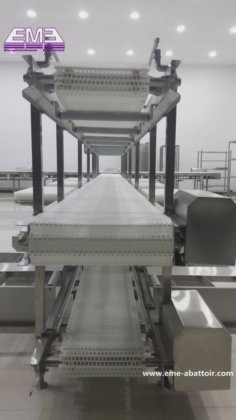 2023 プロフェッショナルグリッドタイプベルトコンベヤー機械 家畜肉処理設備用