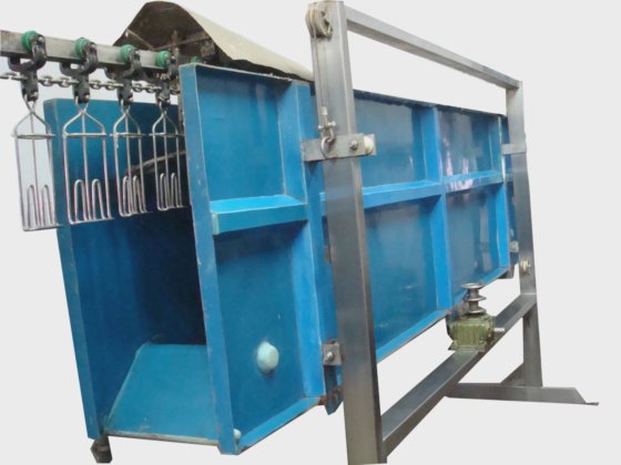 用于屠宰场加工的鸡鸭鹅水电击晕机屠宰场设备