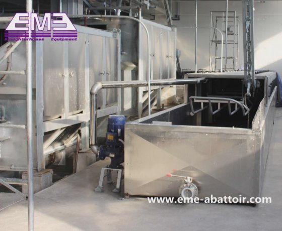 ハラール屠殺場 豚用電気温水スカールディングタンク屠殺機械