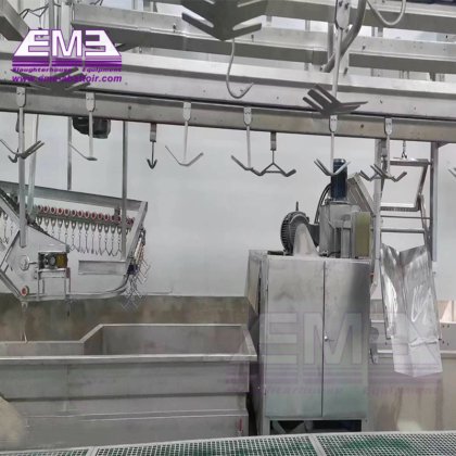 用于羊肉清真屠宰场设备的整套绵羊屠宰线，带山羊屠宰机