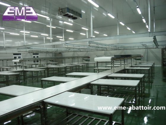 肉処理機械仕分けテーブル屠殺場アバトワライン屠殺設備