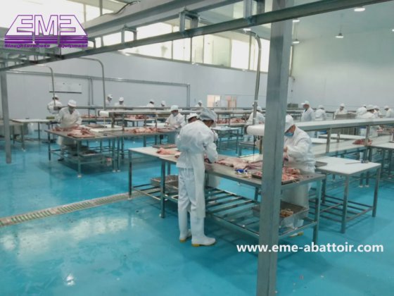 肉処理機械仕分けテーブル屠殺場アバトワライン屠殺設備