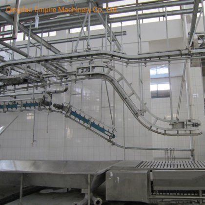 高効率牛肉解体スロープホイストハラール屠殺場肉加工ライン