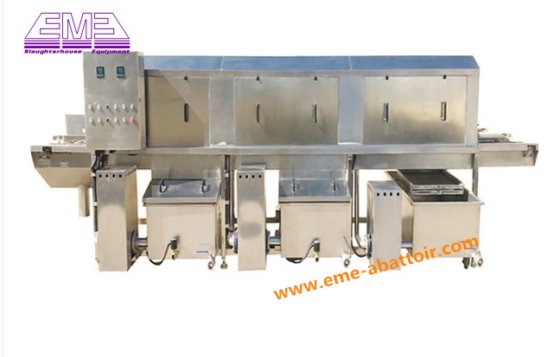 全自動クレート洗浄機 食肉処理場補助機器 slaughtering machine