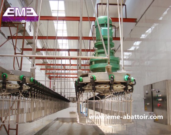 用于家禽屠宰场的家禽吸肺吸肾屠宰设备 鸡屠宰线