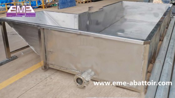 豚の胴体冷却タンク 豚の屠殺機器 ハラール屠殺場用の食肉処理設備