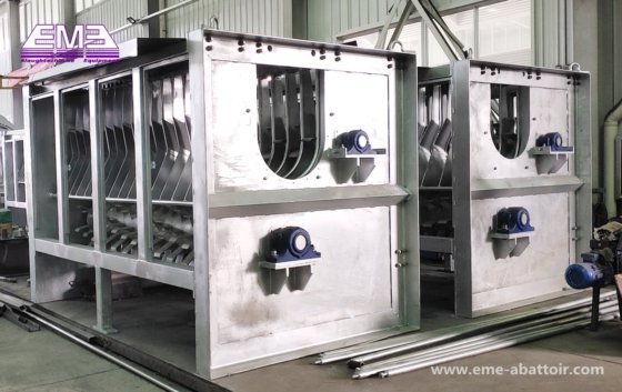 用于生猪屠宰场的生猪屠宰线烫毛脱毛机