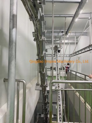 牲畜屠宰加工线 胴体再吊斜坡提升机 用于肉类加工线的屠宰场设备