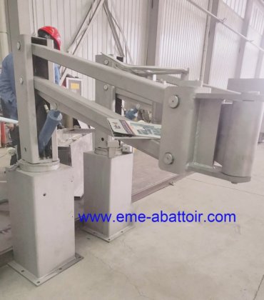 家畜屠殺設備用油圧キャラバスローディングアーム