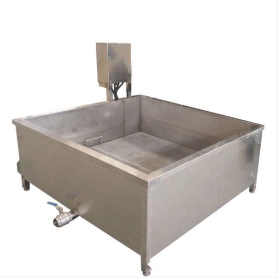 羊屠殺場の肉受けタンク、ヤギ屠殺機器