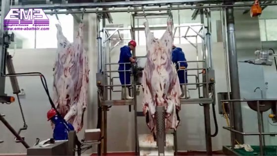 牲畜屠宰场设备 牛皮液压拉拔器 牛屠宰机屠宰设备