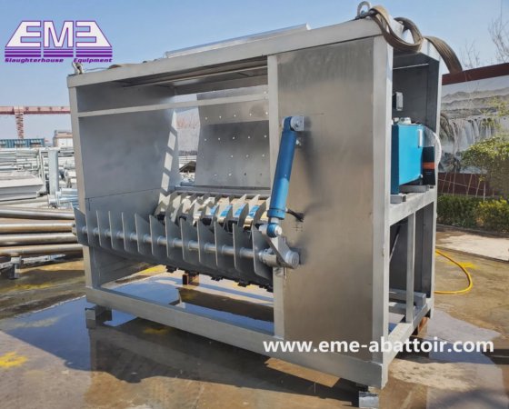 完全な屠殺場豚屠殺ライン carcass脱毛機 豚屠殺設備
