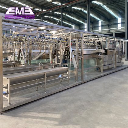 每小时 500-1000 只家禽的集装箱式移动屠宰场鸡屠宰场